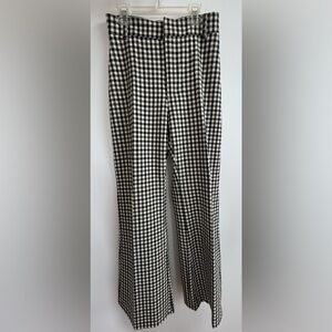 Free People Gingham Wide Leg Pants